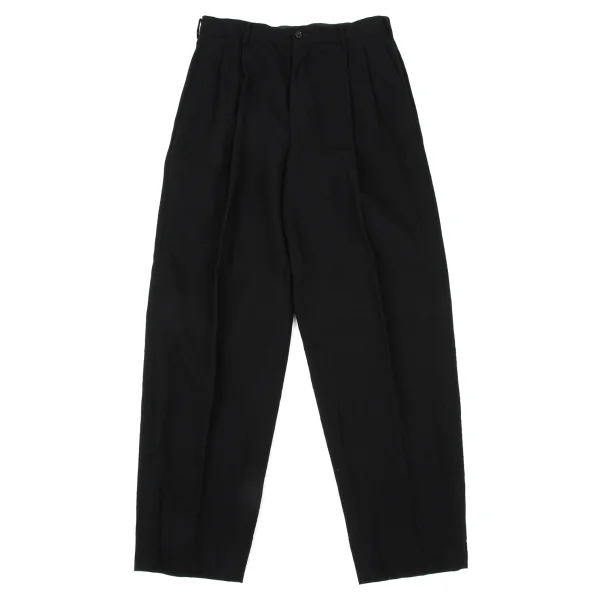 COMME des GARCONS HOMME Wool Two Tuck Pants Black M K-170643_001
