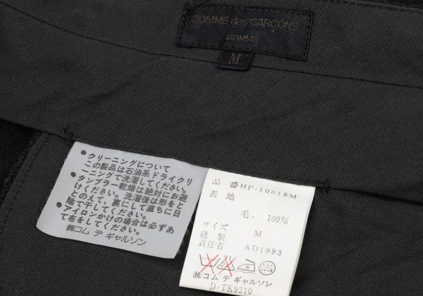 COMME des GARCONS HOMME Wool Two Tuck Pants K-170643_016