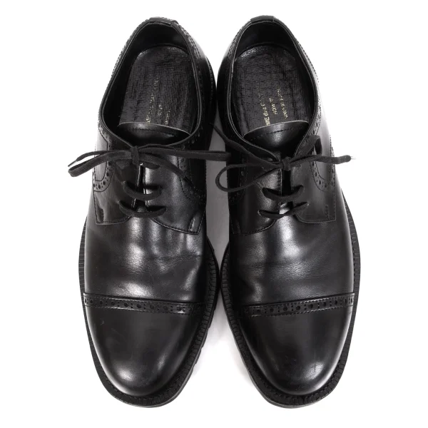 COMME des GARCONS HOMME Vibram-soled Leather Shoes K-170645_002