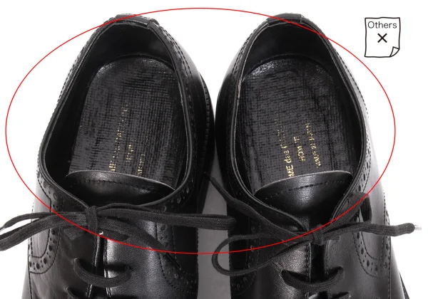 COMME des GARCONS HOMME Vibram-soled Leather Shoes K-170645_003
