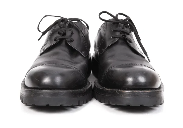 COMME des GARCONS HOMME Vibram-soled Leather Shoes K-170645_005