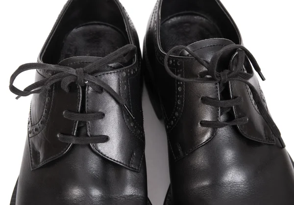 COMME des GARCONS HOMME Vibram-soled Leather Shoes K-170645_007