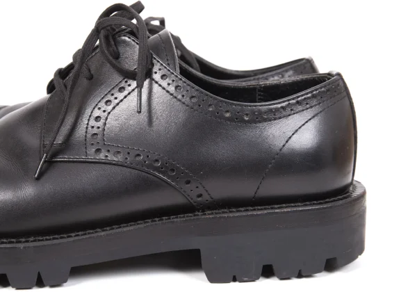 COMME des GARCONS HOMME Vibram-soled Leather Shoes K-170645_008