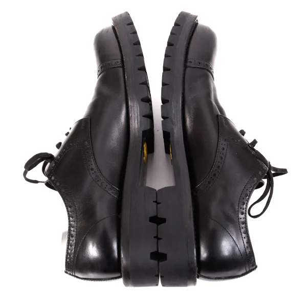 COMME des GARCONS HOMME Vibram-soled Leather Shoes K-170645_009