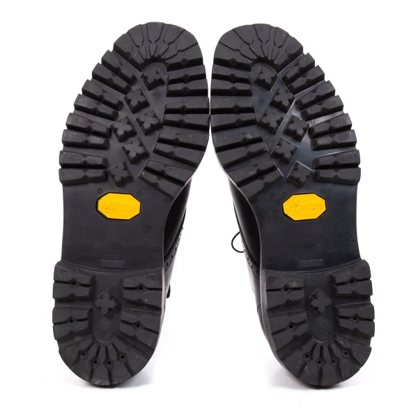 COMME des GARCONS HOMME Vibram-soled Leather Shoes K-170645_012