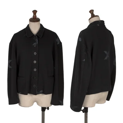 Yohji Yamamoto×THE GINZA STORY Cross Pinstripe Woven Design Jacket