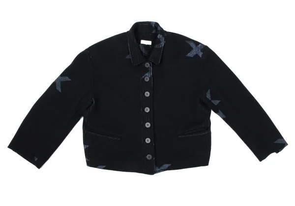 Yohji Yamamoto×THE GINZA STORY Cross Pinstripe Woven Design Jacket K-170647_002