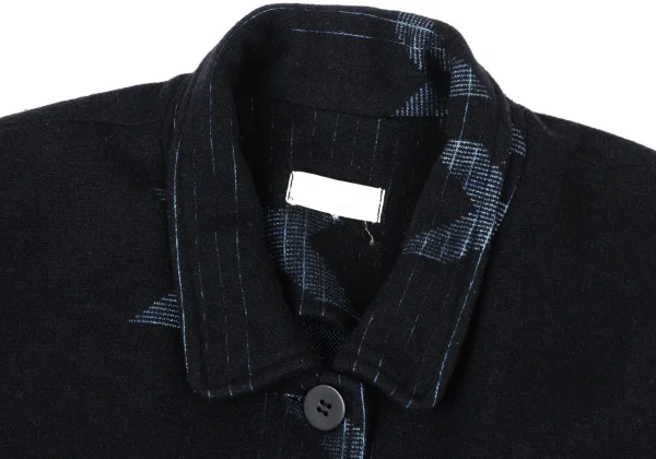 Yohji Yamamoto×THE GINZA STORY Cross Pinstripe Woven Design Jacket K-170647_004