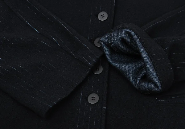 Yohji Yamamoto×THE GINZA STORY Cross Pinstripe Woven Design Jacket K-170647_008