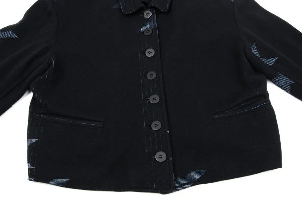 Yohji Yamamoto×THE GINZA STORY Cross Pinstripe Woven Design Jacket K-170647_009