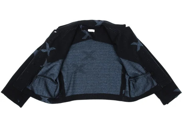 Yohji Yamamoto×THE GINZA STORY Cross Pinstripe Woven Design Jacket K-170647_011