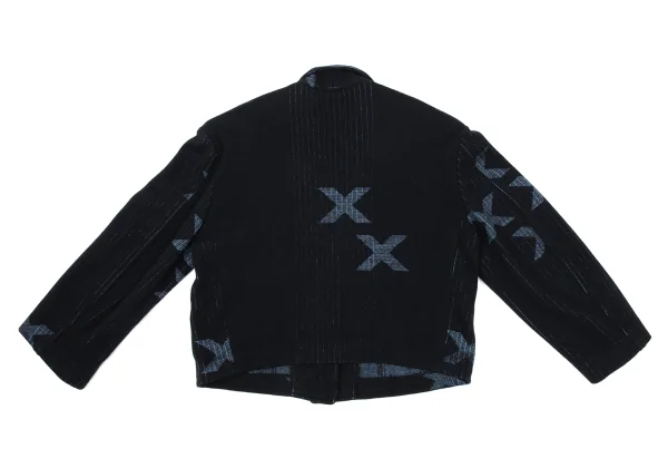 Yohji Yamamoto×THE GINZA STORY Cross Pinstripe Woven Design Jacket K-170647_012