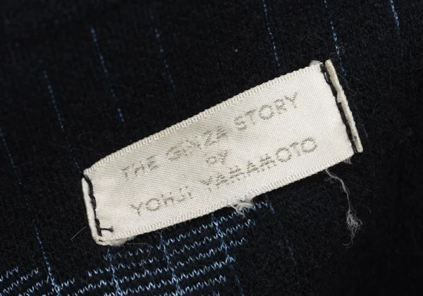 Yohji Yamamoto×THE GINZA STORY Cross Pinstripe Woven Design Jacket K-170647_015