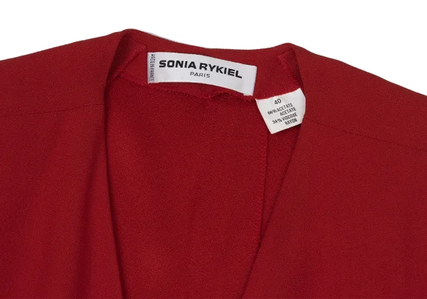 SONIA RYKIEL Rayon Blend Collarless Jacket K-170654_004