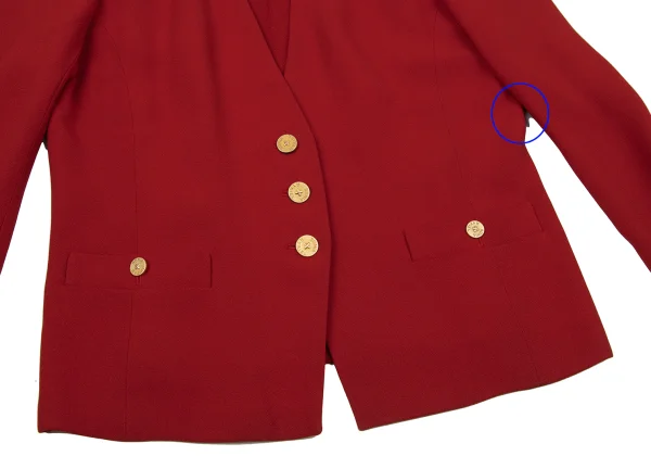 SONIA RYKIEL Rayon Blend Collarless Jacket K-170654_008