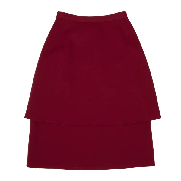 SONIA RYKIEL Wool Layered Design Skirt K-170657_002