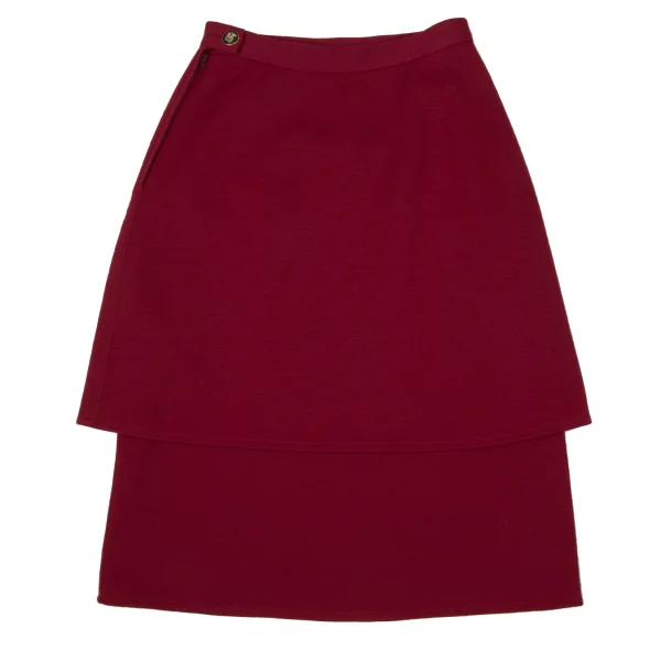 SONIA RYKIEL Wool Layered Design Skirt K-170657_009