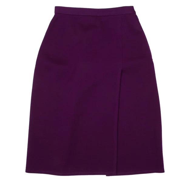 SONIA RYKIEL Wool Slit Skirt K-170658_002