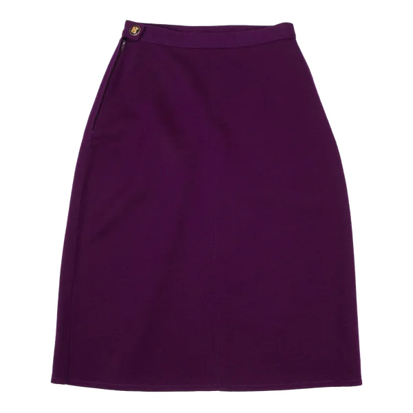 SONIA RYKIEL Wool Slit Skirt K-170658_009