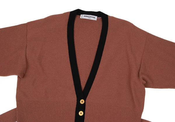 SONIA RYKIEL Wool Waist String Cardigan K-170662_003