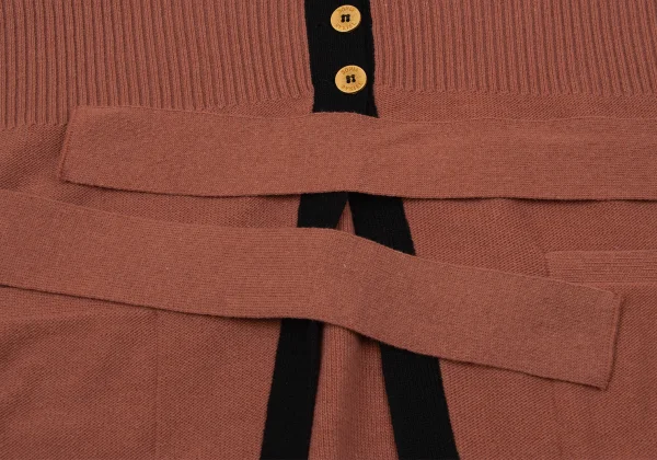 SONIA RYKIEL Wool Waist String Cardigan K-170662_010