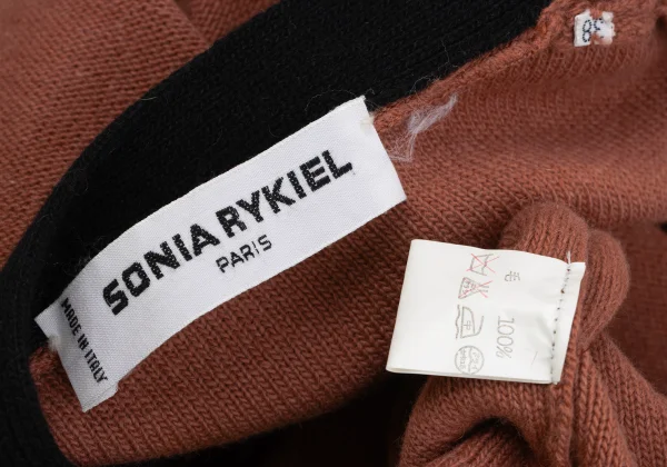 SONIA RYKIEL Wool Waist String Cardigan K-170662_016