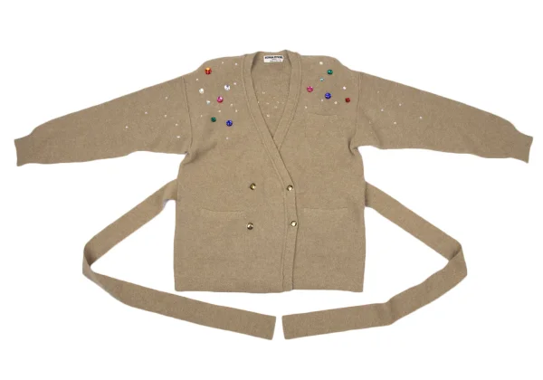 SONIA RYKIEL Colorful Bijou Embellished Knit Cardigan K-170663_002