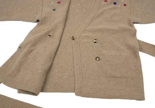 SONIA RYKIEL Colorful Bijou Embellished Knit Cardigan K-170663_015