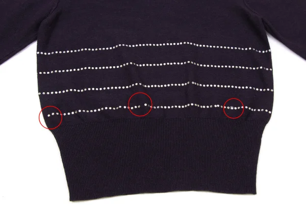 SONIA RYKIEL Blend Wool Beaded knit K-170664_007
