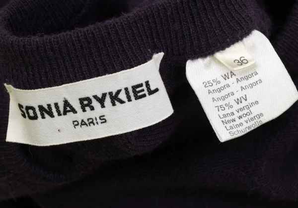 SONIA RYKIEL Blend Wool Beaded knit K-170664_015