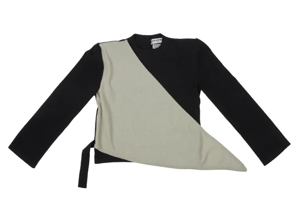 SONIA RYKIEL Wool Angola Harf Layered Knit Sweater K-170667_002