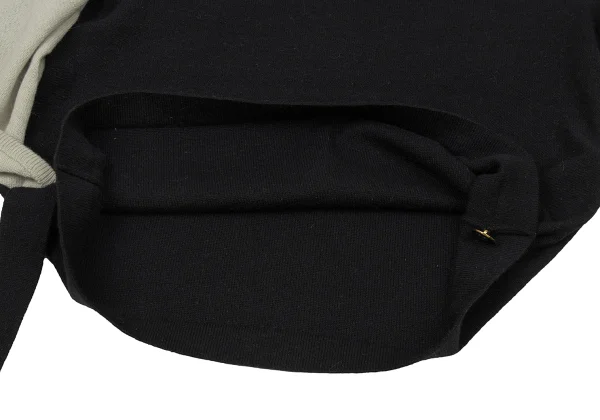 SONIA RYKIEL Wool Angola Harf Layered Knit Sweater K-170667_012