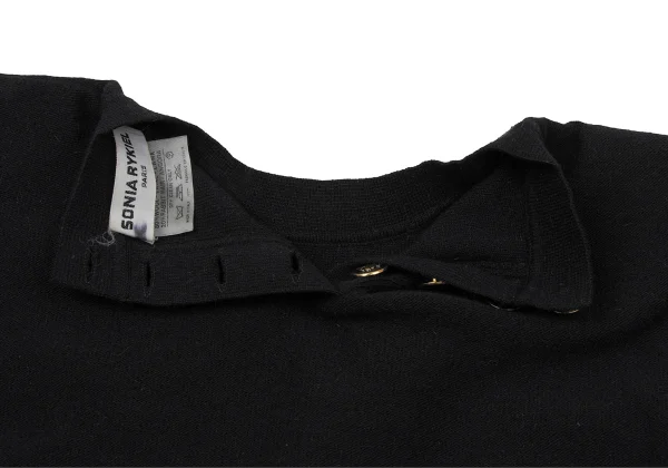 SONIA RYKIEL Wool Angola Harf Layered Knit Sweater K-170667_015