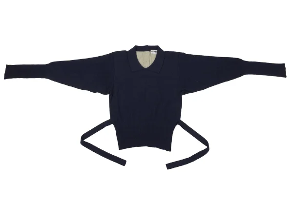 SONIA RYKIEL Bi-Color Waist Strap Knit Top K-170668_002