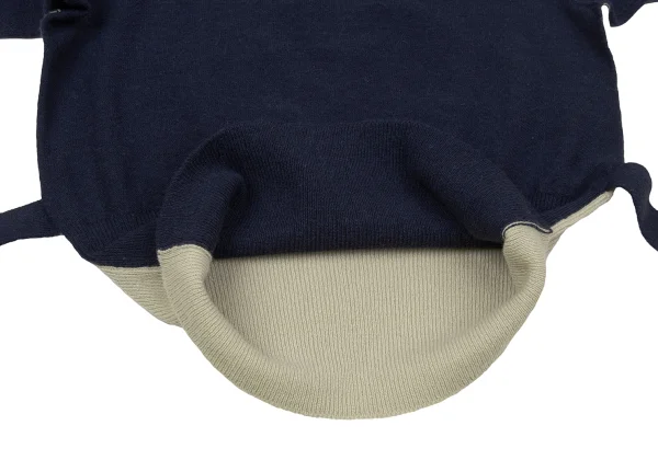 SONIA RYKIEL Bi-Color Waist Strap Knit Top K-170668_009