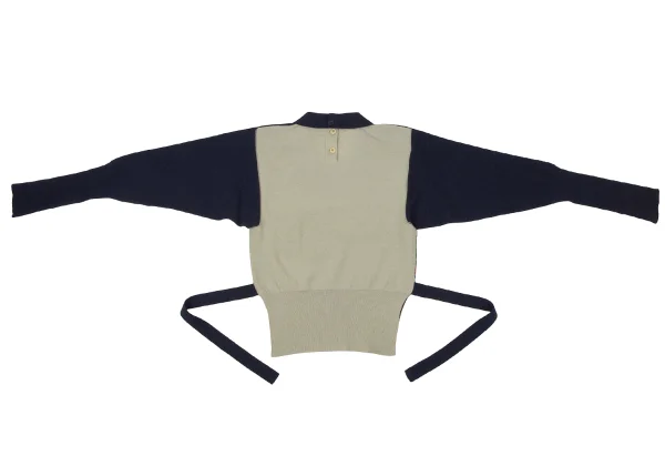 SONIA RYKIEL Bi-Color Waist Strap Knit Top K-170668_010