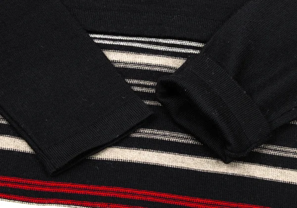 INSCRIPTION RYKIEL Wool Stripe Layered Knit Sweater K-170669_006