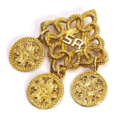 SONIA RYKIEL Coin Charm Brooch