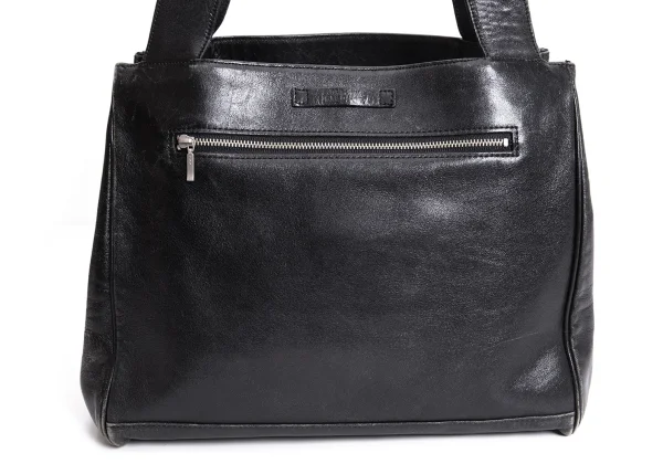 Jean Paul GAULTIER Embroidery Cutting Leather Tote Bag K-170677_005