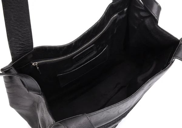 Jean Paul GAULTIER Embroidery Cutting Leather Tote Bag K-170677_014
