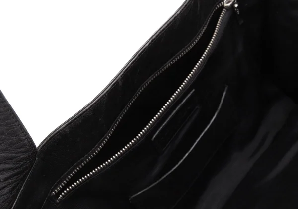 Jean Paul GAULTIER Embroidery Cutting Leather Tote Bag K-170677_015