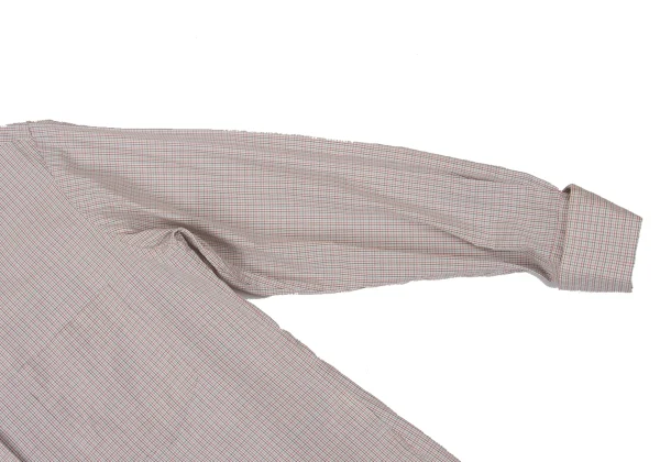 MARGARET HOWELL Cotton Check Round Collar Shirt K-170680_008