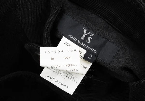 Y's Cotton Corduroy Motorcycle Jacket K-170684_018