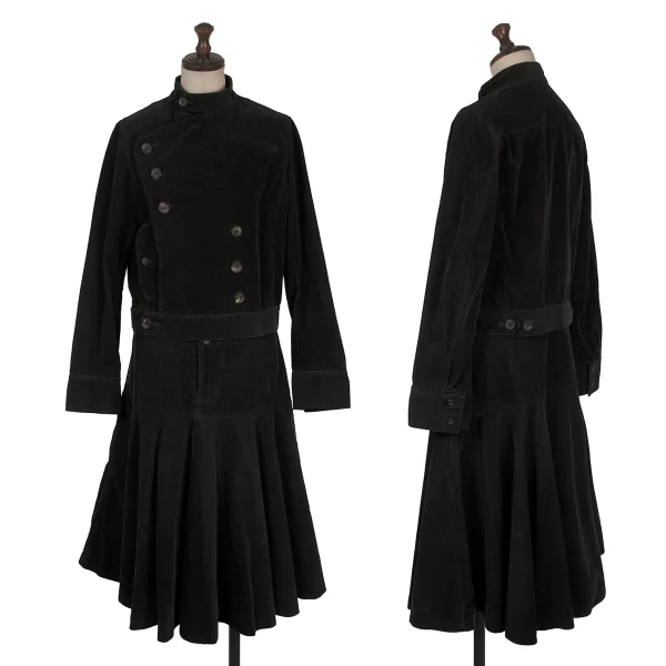 Y's Cotton Corduroy Jacket & Skirt Black 2 K-170686_001