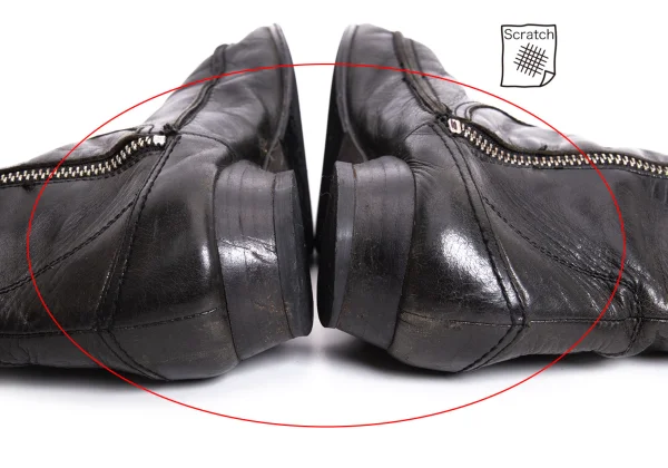 Y's Fringe Side Zip Leather Boots K-170689_011