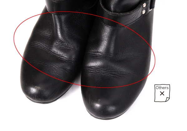 Y's Double Belted Leather Boots K-170690_005