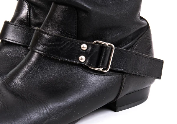Y's Double Belted Leather Boots K-170690_006