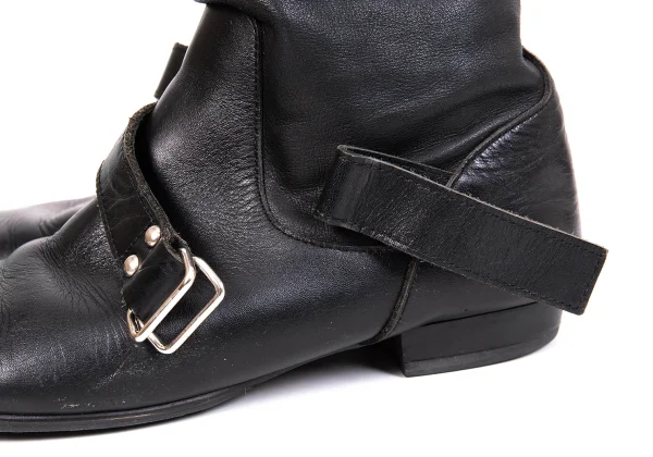 Y's Double Belted Leather Boots K-170690_007