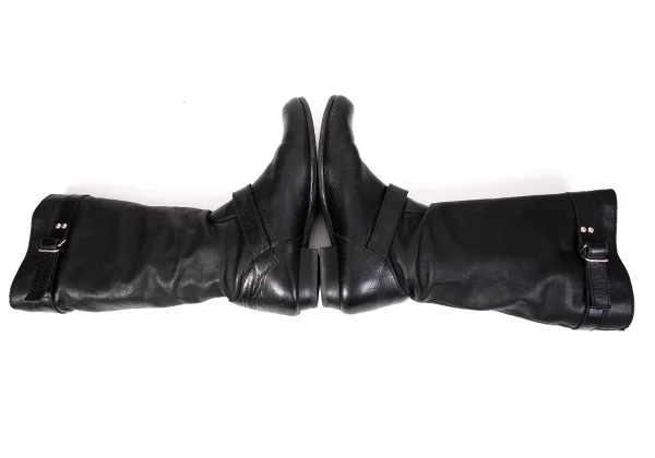Y's Double Belted Leather Boots K-170690_009