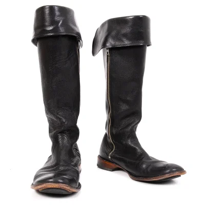 Y's Side Zip Leather Boots